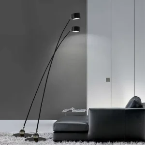 Nordic Minimalist Designer Floor Lamp Modern Minimalist Atmosphere Living Room Sofa Standing Straight Rod Fishing Floor Lamp