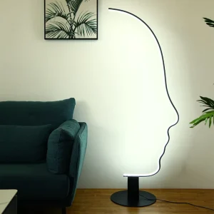 Nordic Minimalist Living Room Art Facial Lines Floor Lamp Bedroom Study Corner Decoration Floor Lamp