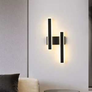 Nordic Minimalist Modern LED Creative Wall Lamp Bedroom Dimmable Iron