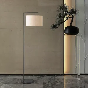 Nordic Minimalist Retro LED Floor Lamp Light Luxury with Eye Protection for Living Room Bedroom Study