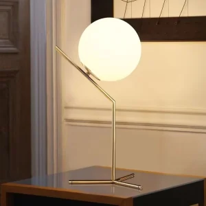 Nordic Modern Glass Bedside Table Lamp
