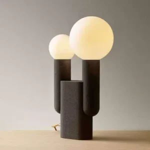 Nordic Modern LED Desk Lamp White AC Touch Control Creative Simple Living Room Study Bar Hotel Bedroom Bedside Small Desk Lamp