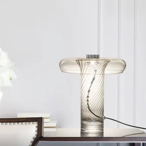 Nordic Modern LED Glass Desk Lamp Personality Contracted Living Room Creative Art Lamp