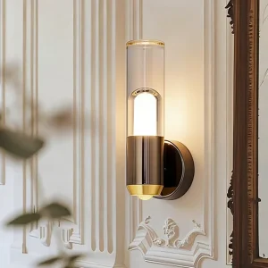 Nordic Modern LED Wall Lamp Aluminum Iron Frame Glass Ra80 3000K 6000K Color Temp Indoor Villa Living Room Bedroom Home