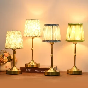 Nordic Modern Minimalist Fabric Floor Table Lamp Remote Control Touch Control LED Warm Light Eco friendly Design Battery DC AC