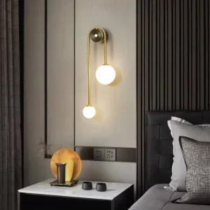 Nordic Modern Minimalist LED Wall Lamp for Bedroom Living Room & Hotel Luxury Design