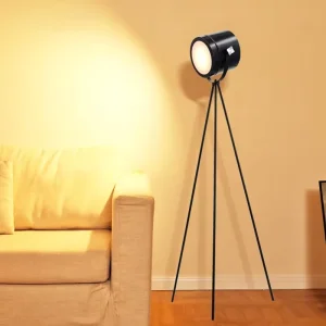 Nordic Night Standing Iron Frame Modern Tall Floor Lamp With Led Filament Bulb Led Vloerlamp Floor Light