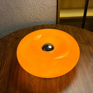 Nordic Orange White Donut Wall Lamp with Touch Sensor and 2000mah Battery Home Table Lamp Glass Material