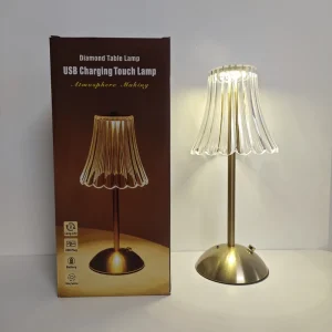 Nordic Retro Iron LED Desk Lamp Rechargeable Cordless Touch Table Light with Adjustable Design 3 Color Light Photography Light