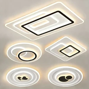 Nordic Round Golden LED Ceiling Light for Bedroom, Balcony, Aisle, or Corridor