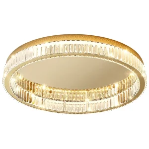 Nordic Round K9 Crystal Multi-Size LED Ceiling Lamp for Home