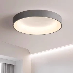 Nordic Round LED Ceiling Light, Modern Minimalist Style, for Bedroom or Living Room