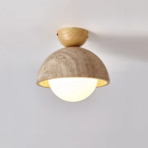 Nordic Scandinavian Style LED Ceiling Lights for Apartment Hotel Decor for Japanese Wabi Sabi Corridor Balcony Living Room