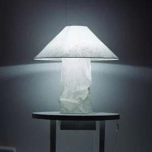 Nordic Style Minimalist Mid Century Inspired Table Floor Lamps LED Paper Shade for Bedrooms Living Rooms Hotels Serene Ambient
