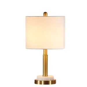 Nordic Style Modern Minimalist Luxury Iron LED Table Lamp Rechargeable USB Creative Home Bedside Warm Cozy