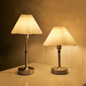 Nordic Style Rechargeable Adjustable Height Touch Dimmable Table Lamp Romantic Atmosphere Lamp for Coffee Shop Bedroom