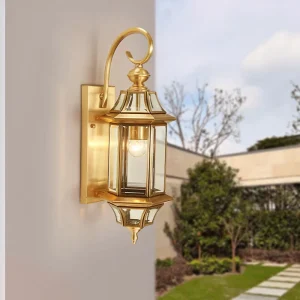 Nordic Style Retro Sconces Lights Waterproof Stairs Corner Classic Outdoor Garden Led Wall Lamps
