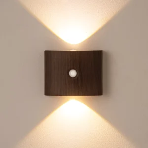 Nordic Wireless Magnetic Motion Sensor USB Rechargeable LED Wall Light for Bedside and Stairs