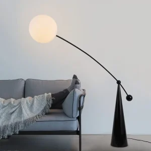 Nordic style LED Living Room Floor Lamp Next to the Sofa with a Post modern Light luxury Trendy Creative Unique Design
