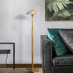 North American Style All Copper Adjustable Height All Copper American Floor Lamp Matching Home Living Room Art Floor Light