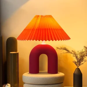 Northern Europe Table Lamp for Bedroom Bedside Ceramics Desk Night Indoor Lighting Lights Desk Lamp Ceramic