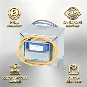 OEM 100v 220v 230v 240v 110v Ac 5v 6v 8v 9v 10v 12v 15v 24v 36v 48v Ac 50Hz 50W Transformador