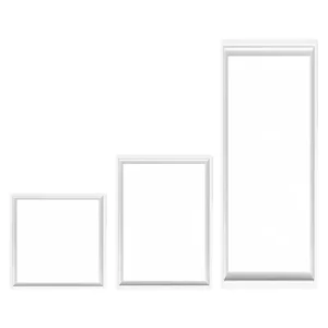 OEM Custom Size LED Panel Light Ultra-Thin Recessed Design IP54 Rated Ra>80 Aluminum