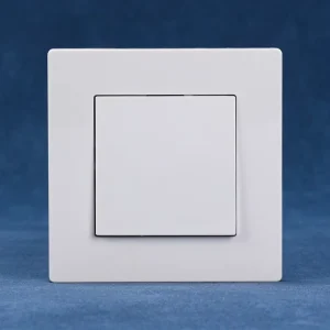 OEM European Standard Black White Gold Grey PC Panel 1 Gang 1 Way Square Light Switch 10A 220V 250V