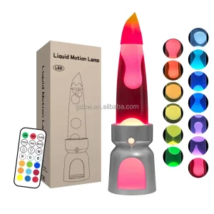 OEM LED Lava Lamp Color Changing Wax Motion Light Creative Decorative Night Light for Bedroom Home