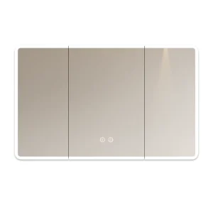 OEM ODM LED Bathroom Mirror Cabinet Wall-Mounted Medicine Cabinet with Storage Aluminum Alloy Smart Mirror Factory