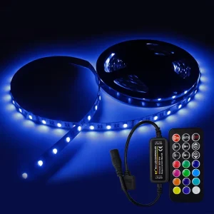 OEM ODM SMD 5050 RGBW LED Strip Light Flexible Multicolor Smart Light Strips 60 96 120 LEDs/m 12V 24V with Remote Control