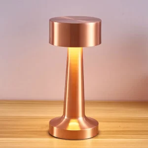 OEM ODM USB LED Metal Touch 3000 6500K Dimmer Table Lamp Modern Iron Body Battery Powered for Home and Hotel Office Use