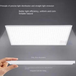 Office Lamp LED Flat Light Aluminum Ceiling Mounted LED Panel Light for Integrated Ceiling System