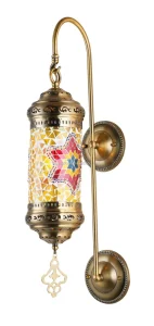 Osmanli Mosaic Glass Wall Lamp Turkish Glass Ball Wall Mounted Lighting