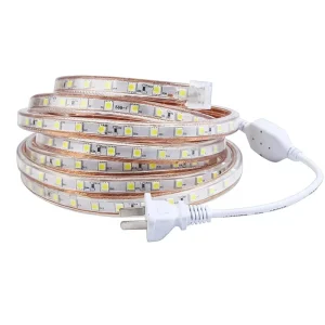 Outdoor 220V Silicone 5050 LED Strip Light CRI 80-90 30,000 Hours