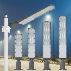 Outdoor Aluminium Road Street Lighting Pole 50W 100W 150W 200W IP65 DC Smart Electric Led Street Light