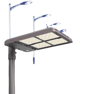 Outdoor Aluminum Alloy 300W AC 220V LED Street Light IP65 Motion Sensor for Garden and Road