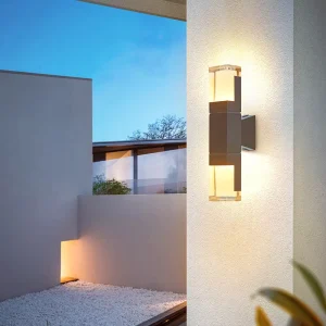 Outdoor Aluminum Wall Lamp Waterproof Modern Minimalist LED Wall Light for Villas Residential Complexes Courtyards Staircases
