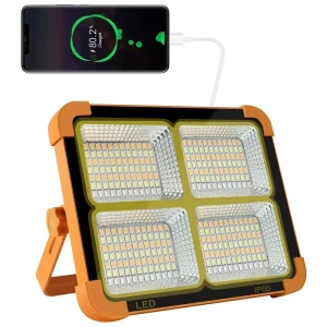 Outdoor Camping Garden LED Lamp Work Solar Light Night Market Stall Portable USB Rechargeable 7200mAh Emergency Light IP66 CE