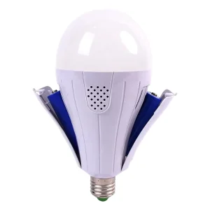 Outdoor Camping Smart 15W E27 B22 LED Emergency Light Bulb Wall and Remote Control