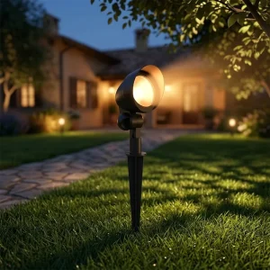 Outdoor DC IP65 LED Garden Spotlight, Aluminum, 5W, 200 Lumens, Waterproof Spike Light