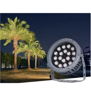 Outdoor DC Solar IP65 Waterproof Church and Garden Landscape Spotlight, RGB DMX, CRI90, 25/45 Beam Angle