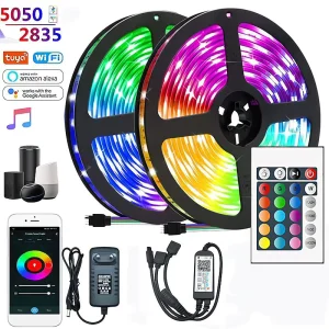 Outdoor DIY Remote Control 16703 RGB LED Strip Light Set