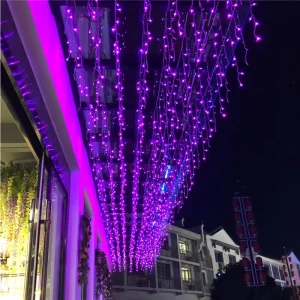 Outdoor Garden Multicolor IP44 Christmas Warm White Landscape Lights Yard Patio Holiday Fairy LED Icicle Lights