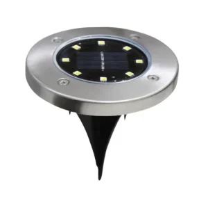 Outdoor Garden Solar LED Buried Lamp 8 12 16 LED Waterproof Landscape Lawn Ground Light
