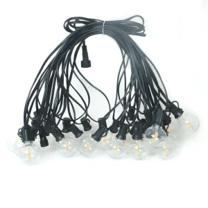 Outdoor Garden String Lights G40 Globe LED Patio Lights Waterproof Hanging Lights for Camping Patio House Backyard Balcony Party