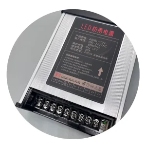 Outdoor IP44 Rainproof 400W 12V AC-DC LED Power Supply 220V 33A