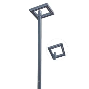 Outdoor IP65 Aluminum Smart LED Garden Bollard Light, Waterproof Landscape Fixture