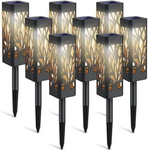 Outdoor IP65 Waterproof ABS Solar Landscape Lights for Pathway, Courtyard, Patio and Garden, 70 85