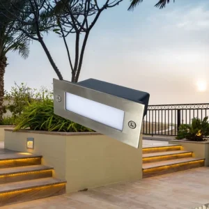 Outdoor Indoor Waterproof IP65 Mini Square Smart Recessed Motion Sensor Step Lights Polycarbonate for Garden Use 3 Year Warranty